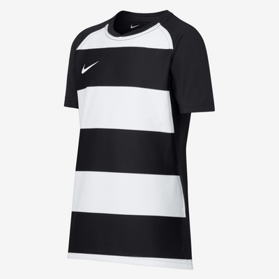 Nike Team Hoop Stock Rugby Crew Razor Jersey Kids Navy Wit