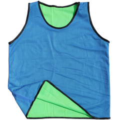 Diamond Blauw/Groen Omkeerbare Mesh Hesjes