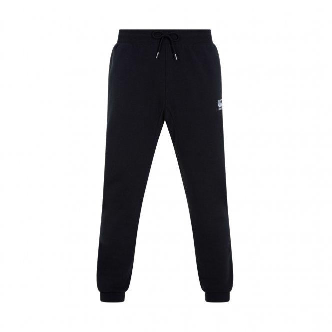 Tapered Fleece Cuffpant Black