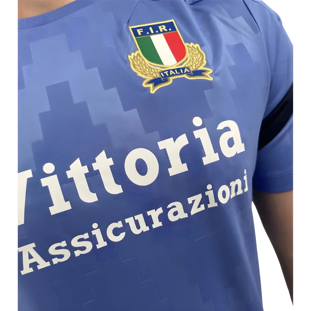 Macron Italië Rugby Staff Training T-shirt