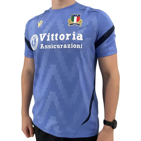 Macron Italië Rugby Staff Training T-shirt