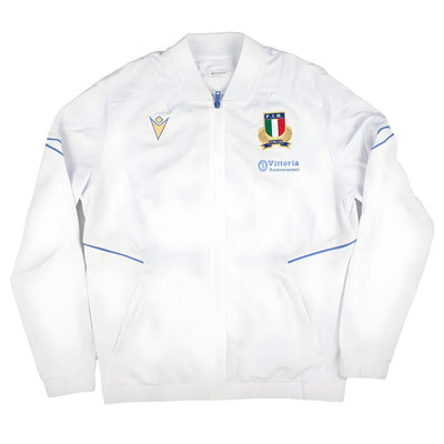 Macron Italië Rugby Training Full Zip Top Volwassenen