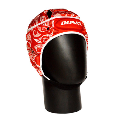 Casquette de mêlée rouge Impact Rugby Tribal