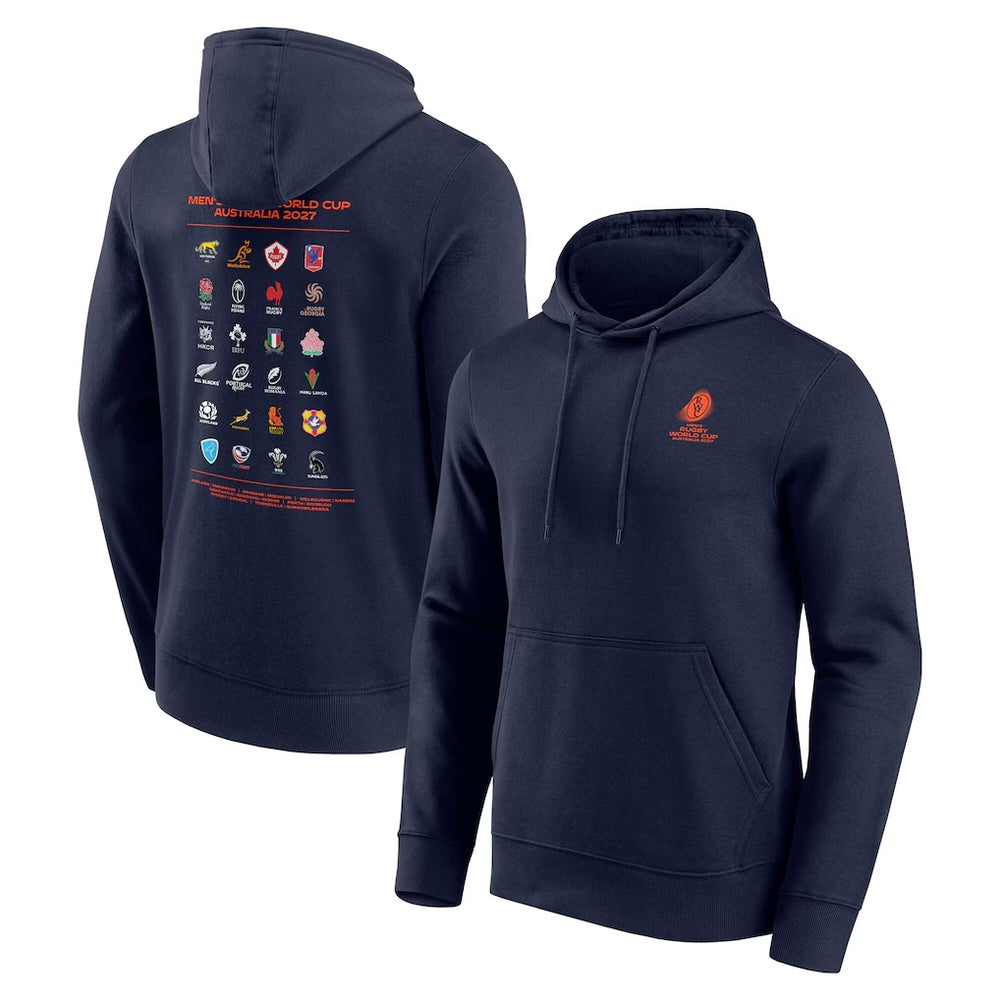 Rugby World Cup 2027 Unions Graphic Hoodie Heren Navy