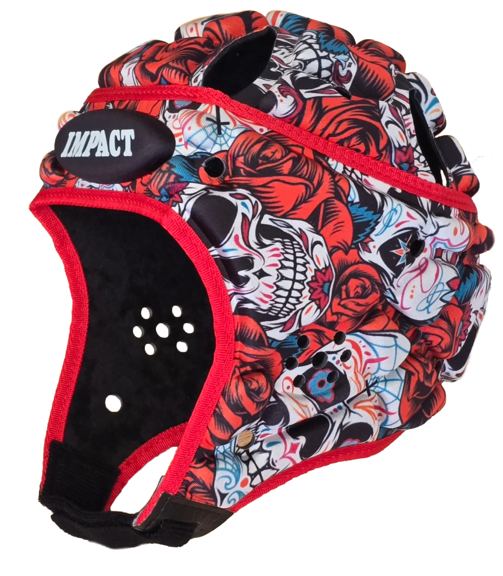Impact Rugby Skulls and Roses Scrumcap