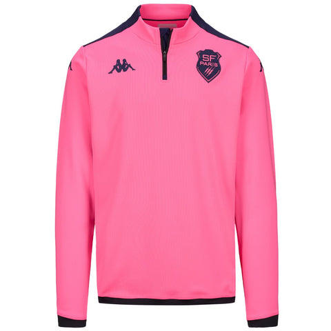 Kappa Stade Français Paris 24/25 Ablas Pro 8 Sweatshirt Heren Roze