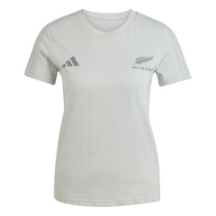 adidas All Blacks Dames Katoenen T-shirt Zilver