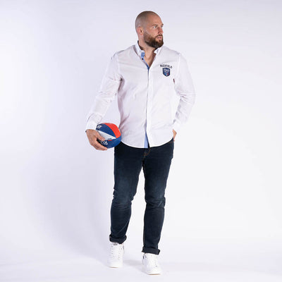 Ruckfield French Rugby Club White Long Sleeve Shirt