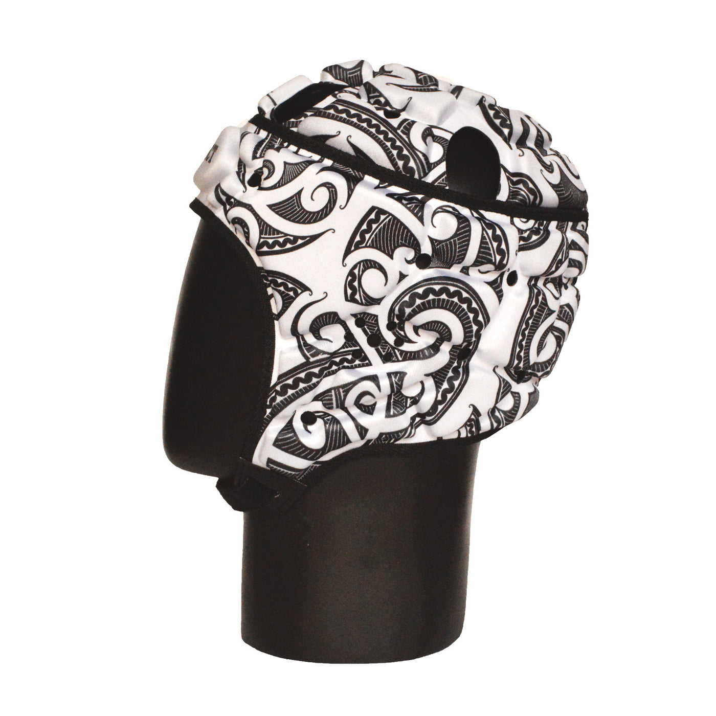 Casquette de mêlée blanche Impact Rugby Tribal