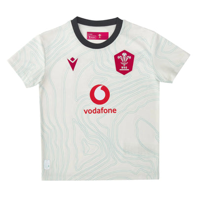 Macron Wales Replica Rugby Uitshirt Kids 2025/26