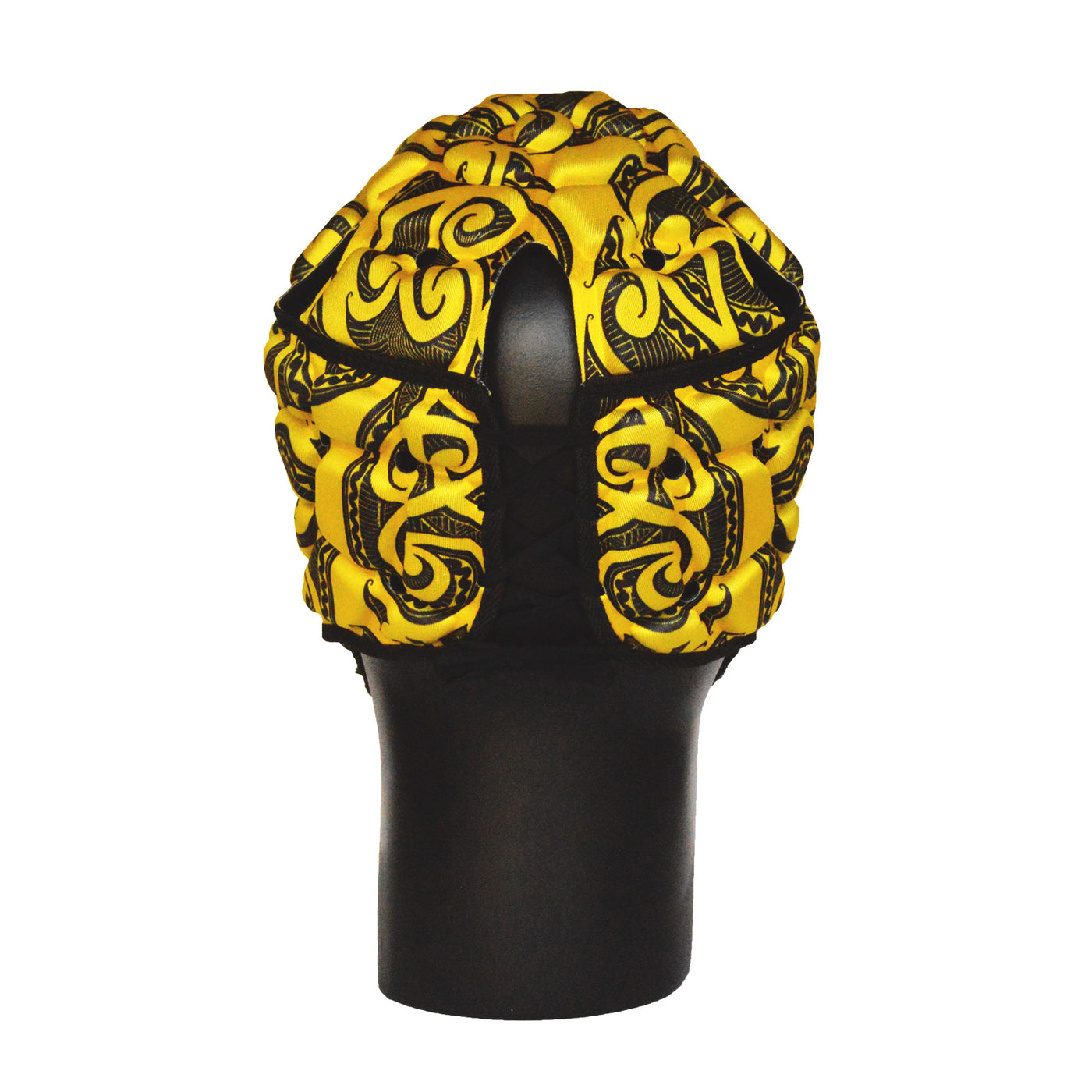 Casquette de mêlée jaune Impact Rugby Tribal