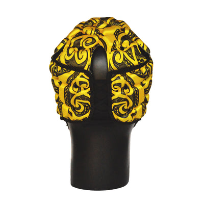 Casquette de mêlée jaune Impact Rugby Tribal