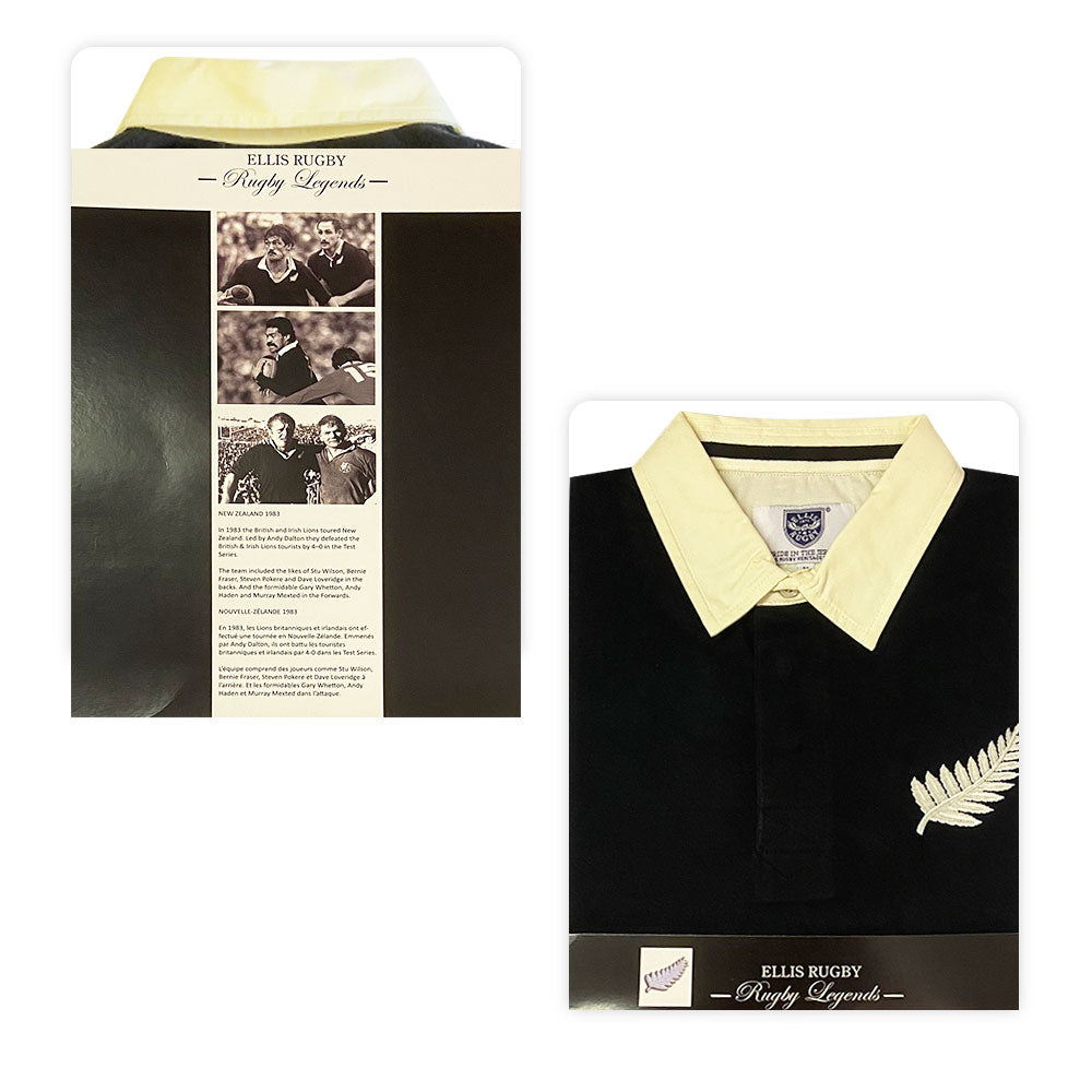 Maillot de rugby des All Blacks 1983