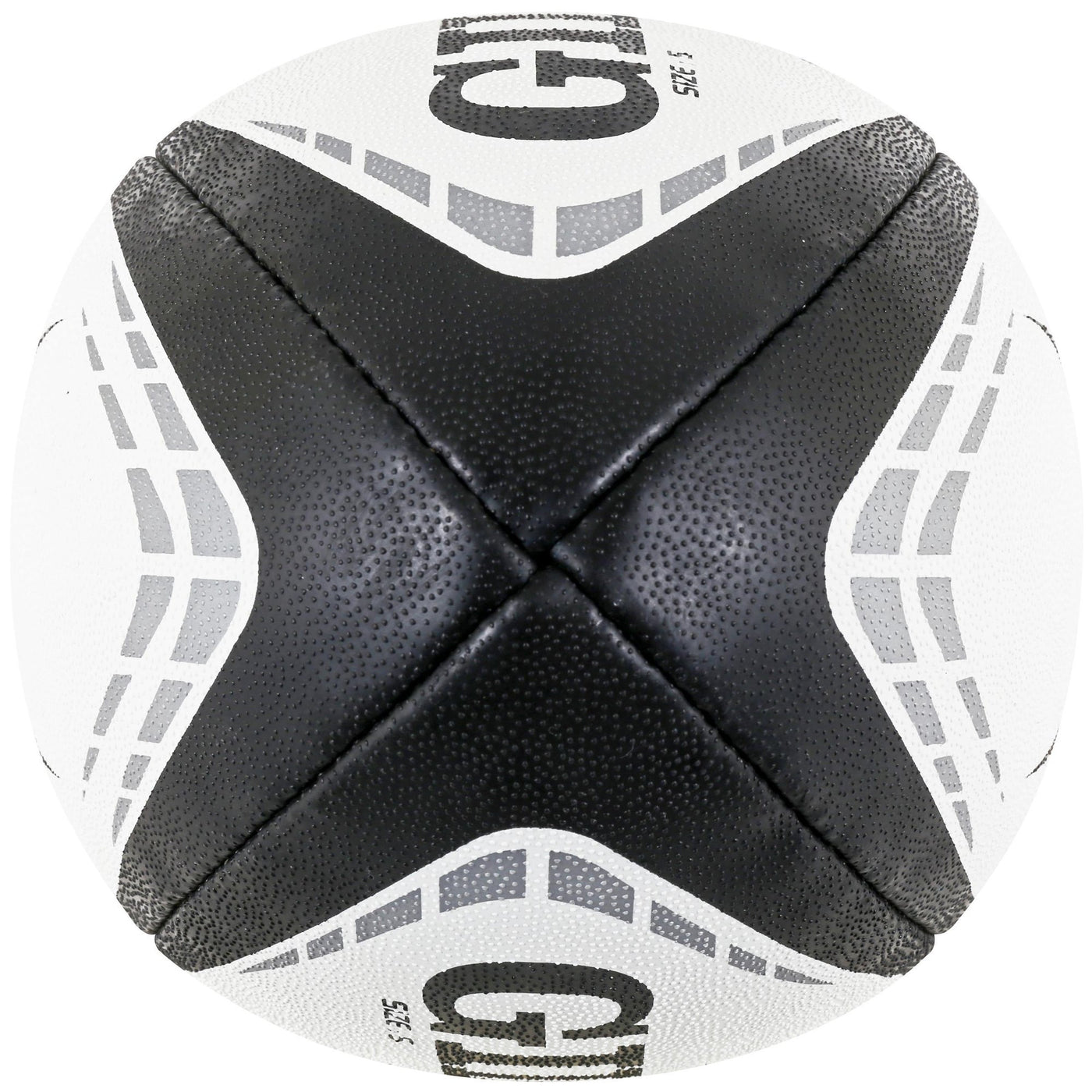 G-TR4000 Ballon de Rugby Noir Taille 5