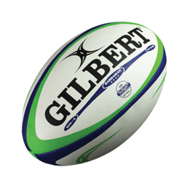 Ballon de rugby match barbare
