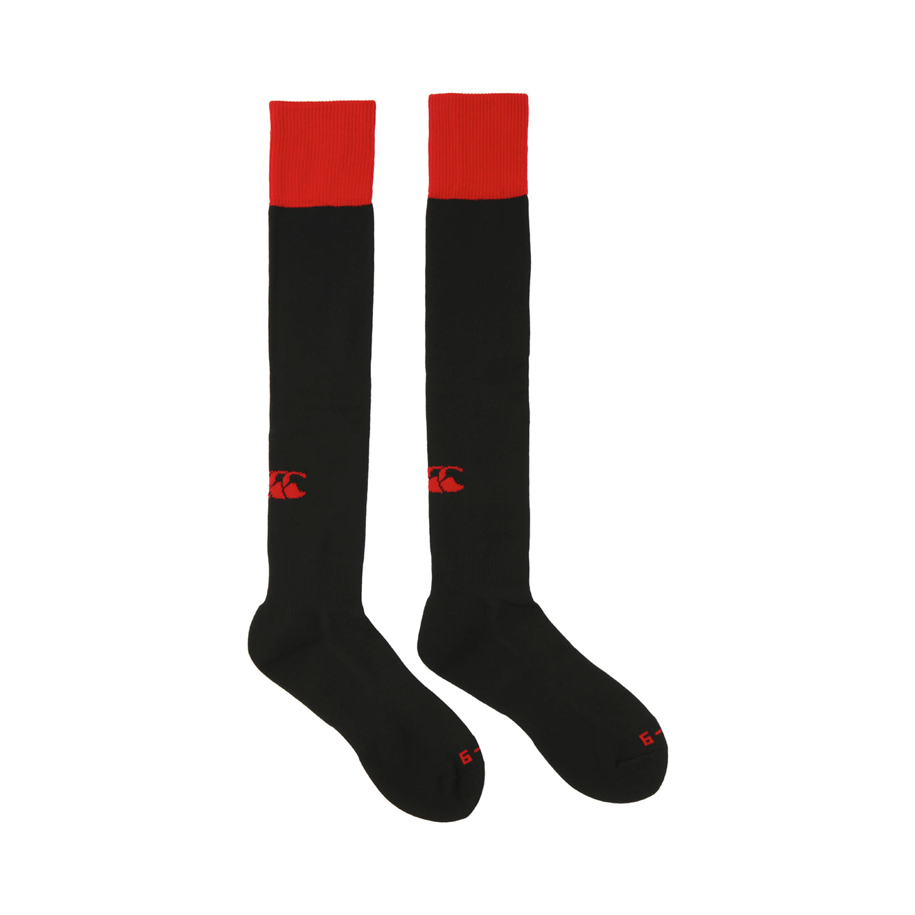 Canterbury Team Socks Zwart/rood Junior